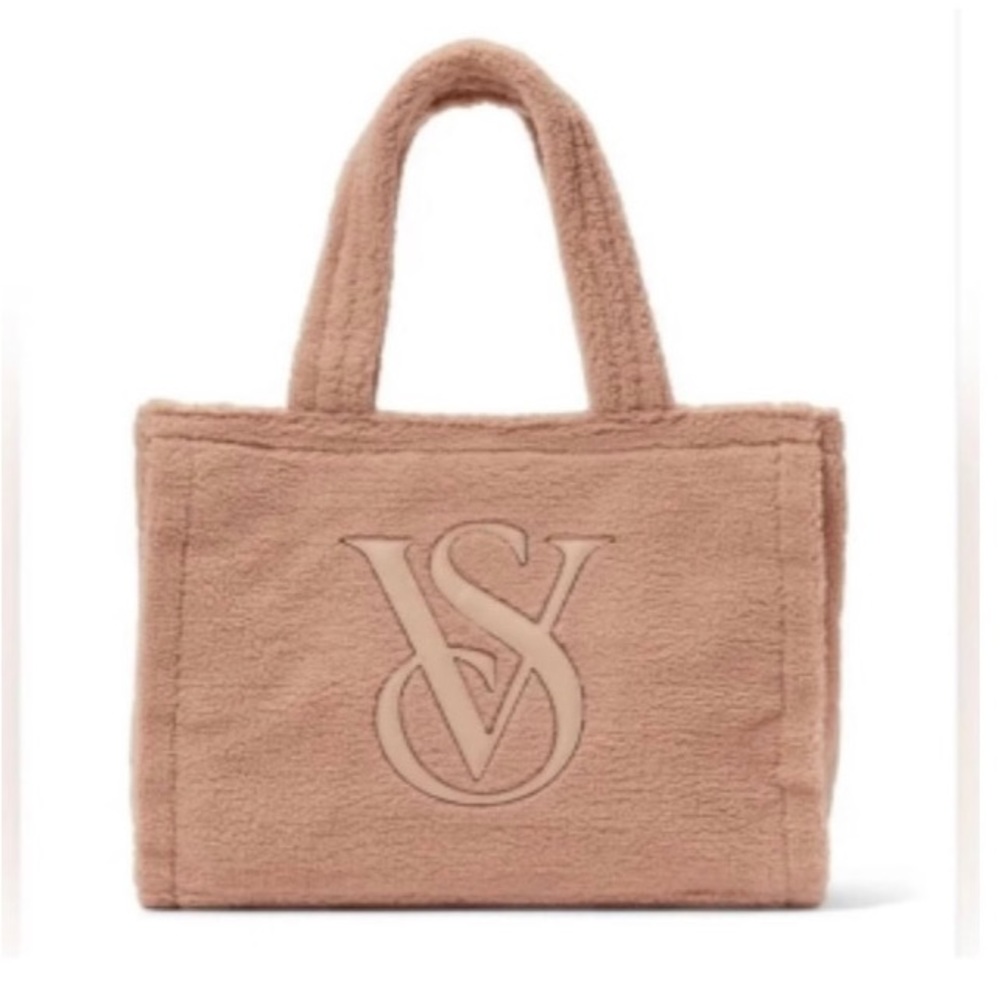 Victoria's Secret Plush Tote Bag in Blush